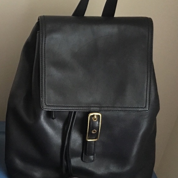 Coach Handbags - Black Leather Coach Bag